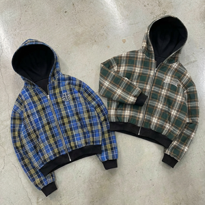 Nouvel Arrivage – Sweat à Capuche Zippé Unisexe Oversize en Coton Noir avec Bordure Côtelée, Style Classique Rétro Décontracté Printemps – Échantillon - Product Image 1