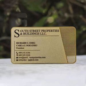 Cartes de visite métalliques à bas prix, gravure laser et couleur ponctuelle - Product Image 5