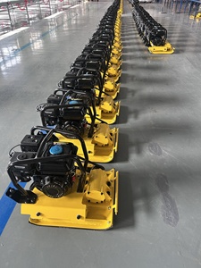 Pelat portabel pemadat dengan sertifikasi CE bensin/mesin Diesel untuk konstruksi mesin pemadat pelat Rammer - Product Image 3