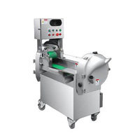 Industriële roestvrijstalen voedselsnijmachine 800kg/u voor restaurant, hotelkeuken, multifunctioneel voor groenten, aardappelen en fruit
