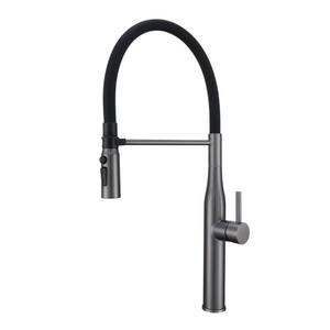 <span class=keywords><strong>Robinet</strong></span> de cuisine pivotant en laiton, style gris, avec connexion flexible, <span class=keywords><strong>robinet</strong></span> de cuisine durable - Product Image 2