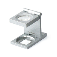 Loupes de testeur de lin japonais 6X/8X/10X loupe de support de grossissement pliante bijoux d'inspection loupe outil bijoux