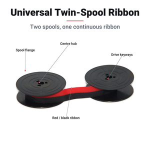 Ruban noir compatible DOUSM pour machine <span class=keywords><strong>à</strong></span> <span class=keywords><strong>écrire</strong></span> <span class=keywords><strong>Olivetti</strong></span> GR4 - Product Image 3