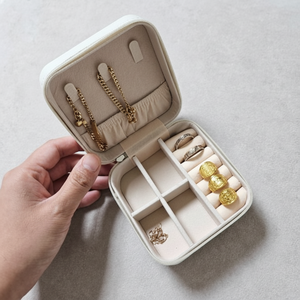 Custodia accessori per gioielli bianchi Organizer - Product Image 1