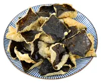 Chips Crocantes de Algas Marinhas, Lanche Estilo Japonês, Tempura
