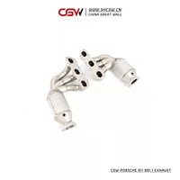 Silencieux d'échappement ap01, Performance son actif, avec collecteur pour Porsche 911, 99.1, pièces détachées pour automobile