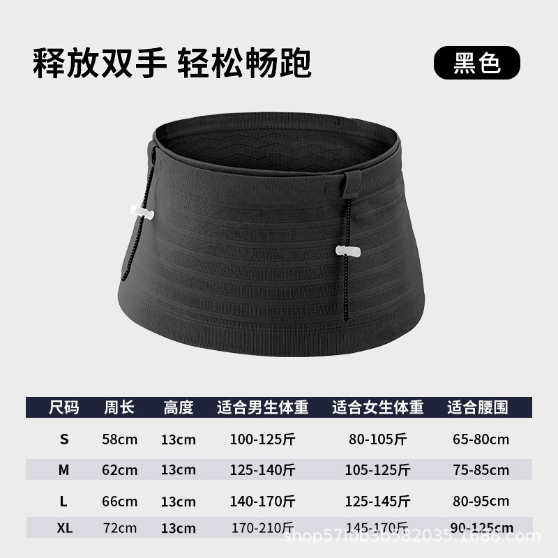 Multifunctional waist bag (black-no label) - xl size