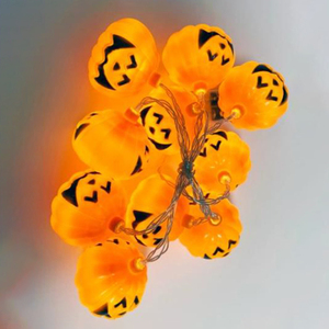 Halloween Navidad Hada Luz Decoración Organza fantasma al aire libre iluminar decoraciones de Halloween luces Led cadena - Product Image 3