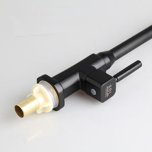 Grifo de Baño ITALOMIX de Lujo, Negro Mate, de un Solo Orificio - Product Image 6