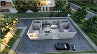 Maisons conteneurs extensibles de 20 pieds en Chine à vendre – Maisons modulaires préfabriquées avec plans de chambre et atelier, économie d'énergie, durée de vie de 25 ans