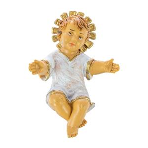 Jésus Bébé en PVC avec chapeau, hauteur 7,5 cm - Product Image 1