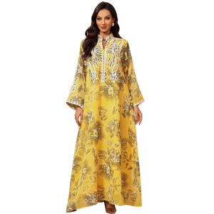 Muslim Women Dubai Abaya Luxury Embroidery Long Dress Kaftan Modest Robe Femme <b>African</b> Evening Dresses Islamic <b>Clothing</b> - Product Image 5