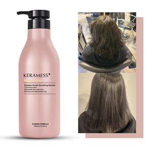 Traitement à la kératine brésilienne sans formaldéhyde 3 en 1 Lissage Sans irritation Sans brûlure aux yeux Pour les types de cheveux crépus et bouclés - Product Image 6