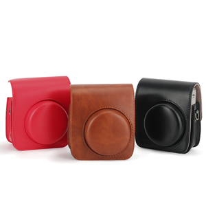 เคสป้องกันเข้ากันได้กับกล้อง <span class=keywords><strong>Instax</strong></span> <span class=keywords><strong>Mini</strong></span> <span class=keywords><strong>90</strong></span>สีทึบพร้อมกระเป๋าใส่ภาพถ่ายและสายคล้องไหล่แบบปรับได้ - Product Image 2