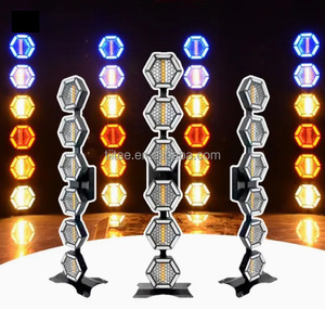 टिटी पी 2 एवो रेट्रो स्टेजर 6x300w गर्म सफेद एल्यूमीनियम के नेतृत्व वाली मैट्रिक्स ट्री ब्लाइंडर विंटेज स्टेज लाइट dmx512 kt/v - Product Image 1