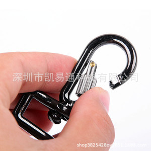 <b>Camera</b> Strap Carabiner Hook Black Metal D Ring For <b>Camera</b> <b>Bag</b> Attachment - Product Image 4