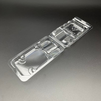 Boîte d'emballage à clapet en plastique jetable PVC et PET de haute qualité pour AMD CPU AM1 AM3 AM4 AM5 carré 40x40mm