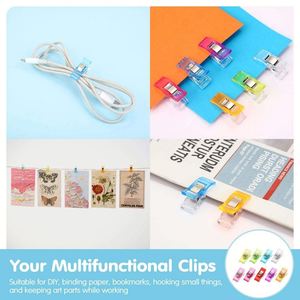100 Pièces Clips en Plastique Multifonctionnels Type Boîte Accessoires de Couture Option Logo Personnalisé pour Outils de Quilting Couleurs Variées - Product Image 3