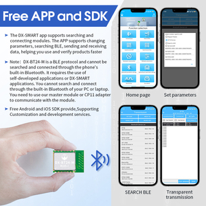DX-BT24-M Ultra small <strong>size</strong> long range 90m 10K Bytes/<strong>s</strong> Bluetooth module 3.3V Powerful Multiple <strong>uses</strong> DA14531 BLE 5.1 module - Product Image 4
