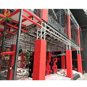 Parcours d'obstacles américain pour enfants <span class=keywords><strong>ninja</strong></span> guerrier équipement de gymnastique Sports extrêmes d'intérieur équipement de parc de trampoline personnalisé - Product Image 2