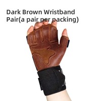 Guantes de Fitness de Cuero Duraderos, Transpirables y Ligeros Antideslizantes para Dominadas, Barra Horizontal y Levantamiento de Pesas