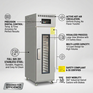Meilleure Vente : Étuve de Fermentation Réfrigérée et Congelée à Double Température en Acier Inoxydable, 36 Plateaux, pour la Production en Série en Boulangerie - Product Image 5