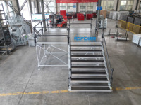 Plataforma de Escenario Layher Dimension 1.036X2.072m, Plataforma de Andamio Ringlock Layher para Eventos, Estándar Israelí, Plataforma de Escenario Layher