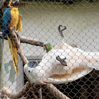 Grillage léger d'acier inoxydable de trou de 1.2mm 1.5mm 30*30 pour les cages à oiseaux et le grillage de volière