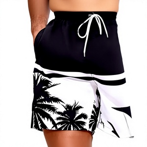 Shorts de sport en maille sublimée personnalisés, imprimé plage tropicale, légers, de haute qualité, décontractés, avec cordon de serrage, streetwear - Product Image 6