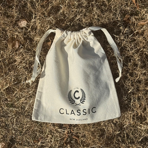 Bolsa con Cordón de Algodón Natural Reciclable de Estilo Sencillo - Product Image 5