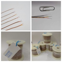 Câble de compensation de capteur haute température K-GG-30AWG Type K en fibre de verre pour thermocouple, 480°C