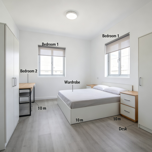 Plans de conception de <span class=keywords><strong>maison</strong></span> sud-africaine personnalisés pour <span class=keywords><strong>maison</strong></span> à 2 chambres avec salle de bain, services de design d'intérieur et d'architecture - Product Image 5