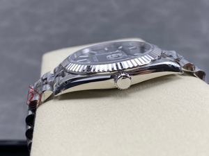 Reloj Mecánico Automático de Lujo de 41 mm, Acero Inoxidable, Movimiento ETA 3235, Resistencia al Agua de 50 Bares, Gris de Buceo, Seiko - Product Image 3