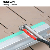 ZONESUN ZS-TB880 automatique fruits confiture seaux conique bouteille Lotion avant et arrière adhésif autocollant étiqueteuse