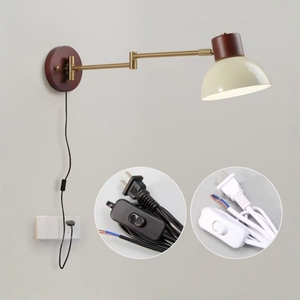 Nordic Acrylic Iron Wall <b>Light</b> Displaceable Folding Telescopic <b>for</b> Home Study - Product Image 2