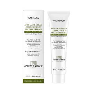 Crème pour le visage <span class=keywords><strong>anti</strong></span>-acné efficace et rapide pour les soins du visage Essence de café arbre à thé pour l'élimination des imperfections Collagène enrichi - Product Image 2