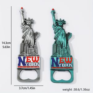 Statuetta della Statua della Libertà Personalizzata in Stagno Lucidato Placcato Oro con Apribottiglie, Souvenir Moderno <span class=keywords><strong>per</strong></span> Arredamento <span class=keywords><strong>Casa</strong></span> - Product Image 3