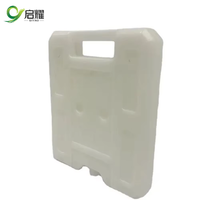 Packs de refroidissement modernes non toxiques Bloc de congélation HDPE en plastique dur réutilisable pour l'extérieur Briques de glace en gel transparent PCM réutilisable non toxique