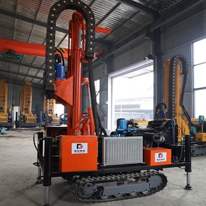 Mesin bor air Borehole 300m, peralatan bor pneumatik mesin Diesel 200m dengan komponen inti bantalan Motor - Product Image 4