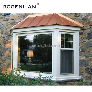 Fenêtre de remplacement extérieure Rogenilan en aluminium et verre pour baies vitrées, fenêtre <span class=keywords><strong>coulissante</strong></span> verticale d'angle pour jardin - Product Image 3