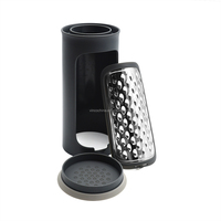 2 In 1 Roestvrij Staal Gemakkelijk Te Verwijderen Mes Groenten Gember Knoflook Zester Box Kousenband