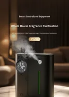 Diffuseur d'arômes intelligent électrique de luxe pour la maison, l'hôtel et le foyer, à air froid, sans eau, pour huiles essentielles, avec application