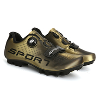 Chaussures de vélo professionnelles pour hommes, avec crampons autobloquants SPD, en EVA et PU, style décontracté, maille, semelle intérieure en nylon et carbone, pour l'été, OEM