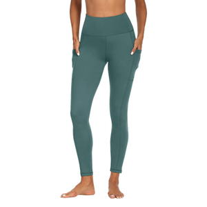 Leggings Deportivos de Cintura Alta Personalizados al por Mayor para Mujer, Leggings de Yoga de Poliéster Suave para Gimnasio y Fitness con Bolsillo - Product Image 2