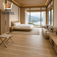 Modernes Hotel-Schlafzimmer-Möbelset Maßgefertigtes Bett Kleiderschrank TV-Schrank Gepäckablage und Sofa für Gastgewerbe-Projekte