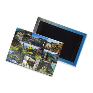 Aimant de réfrigérateur souvenir Andorre 80 x 53 mm, impression personnalisée, ornement photo pour frigos - Product Image 5
