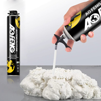 Colle mousse PU, agent de calfeutrage, remplissage, étanchéité, isolation phonique, agent moussant, mastic mousse PU