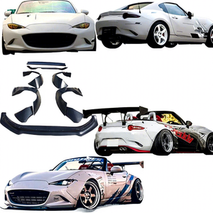Gran oferta <span class=keywords><strong>Mazda</strong></span> <span class=keywords><strong>MX5</strong></span> ND, difusor de labio delantero, alerón, cubierta de arco de rueda, Kit de carrocería, alta calidad, estilo Rocket Bunny, hecho en fibra de vidrio, <span class=keywords><strong>nuevo</strong></span> - Product Image 1