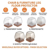 Protections de pieds de meubles, capuchons de pieds de chaise imperméables anti-rayures à verrouillage, protections universelles antidérapantes pour pieds de table