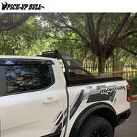 Arceau de sécurité double commande 4x4 pour Ranger Hilux Revo Vigo Rocco avec projecteur automatique, arceau de sécurité sport universel en acier
